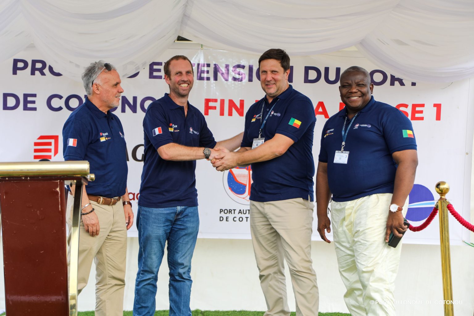 Clôture de la phase 1 des travaux d'extension du port de Cotonou